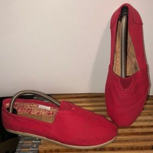 Red  Bahama Bay  Ballerina style  Flats Sz 10